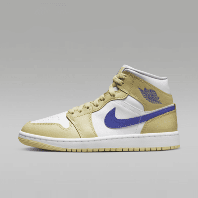 Yellow and blue air jordan 1 outlet